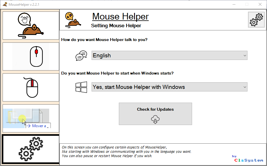 Mouse Helper